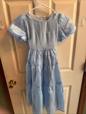 Grace Karin Light Blue Shimmer Dress